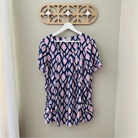 Holding Horses by Anthro. Abstractions Tunic Sz Large - Picture 1 of 9